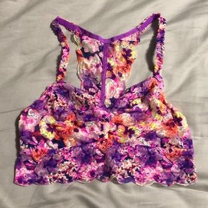 PINK racer back bralette